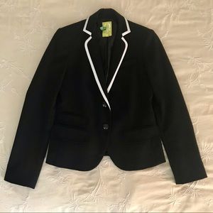 QMack long-sleeve black blazer